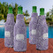 Sea Shells Zipper Bottle Cooler - Set of 4 - LIFESTYLE