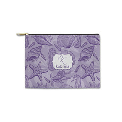 Sea Shells Zipper Pouch - Small - 8.5"x6" (Personalized)