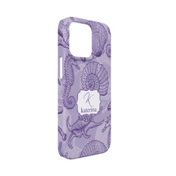 Sea Shells iPhone Case - Plastic - iPhone 13 Mini (Personalized)