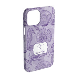 Sea Shells iPhone Case - Plastic - iPhone 15 Pro (Personalized)