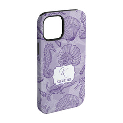 Sea Shells iPhone Case - Rubber Lined - iPhone 15 Pro (Personalized)