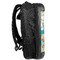 Teal Circles & Stripes 13" Hard Shell Backpacks - Side View