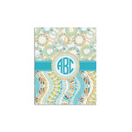 Teal Circles & Stripes Poster - Multiple Sizes (Personalized)