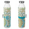 Teal Circles & Stripes 20oz Water Bottles - Full Print - Approval