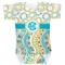 Teal Circles & Stripes Baby Bodysuit (Personalized)