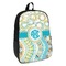 Teal Circles & Stripes Kids Backpack (Personalized)