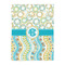 Teal Circles & Stripes Comforter - Twin - Front