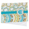 Teal Circles & Stripes Cooling Towel (Personalized)