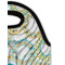 Teal Circles & Stripes Double Wine Tote - Detail 1 (new)