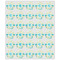Teal Circles & Stripes Drink Topper - XSmall - Set of 30