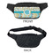 Teal Circles & Stripes Fanny Packs - APPROVAL