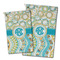 Teal Circles & Stripes Golf Towel - PARENT (small and large)