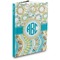 Teal Circles & Stripes Hardbound Journal - 5.75" x 8" (Personalized)