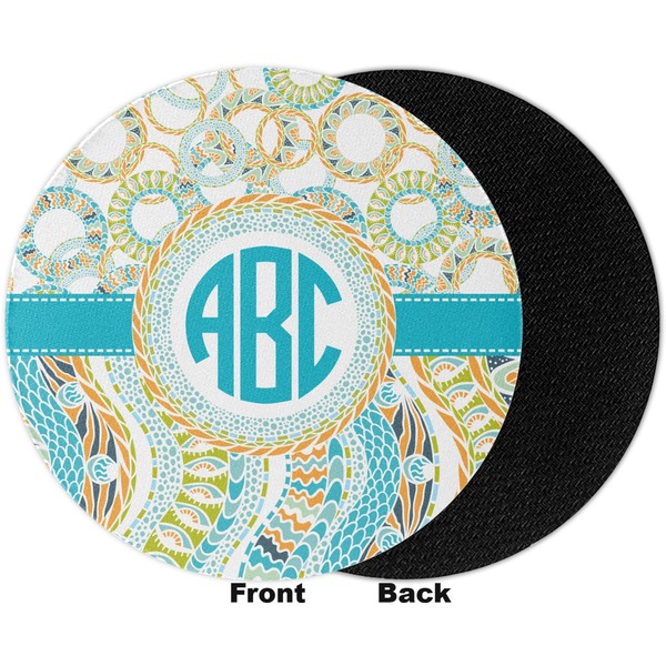 Teal Circles & Stripes Jar Opener - Apvl