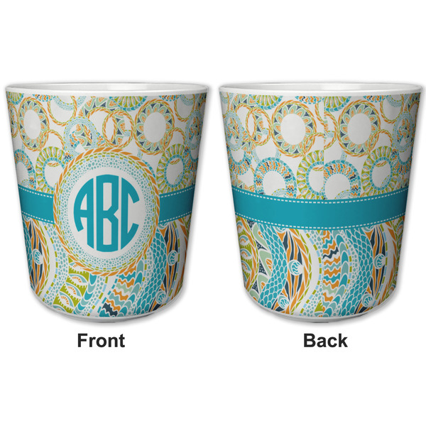 Teal Circles & Stripes Kids Cup - APPROVAL