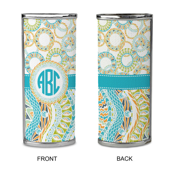 Teal Circles & Stripes Lighter Case - APPROVAL
