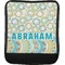 Teal Circles & Stripes Luggage Handle Wrap (Approval)