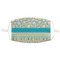 Teal Circles & Stripes Adult Cloth Face Mask - XLarge