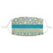 Teal Circles & Stripes Adult Cloth Face Mask - Standard