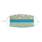 Teal Circles & Stripes Kid's Cloth Face Mask