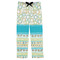 Teal Circles & Stripes Mens Pajama Pants - S