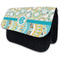 Teal Circles & Stripes Pencil Case - MAIN (standing)