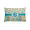 Teal Circles & Stripes Pillow Case - Standard w/ Monogram