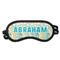 Teal Circles & Stripes Sleeping Eye Mask (Personalized)