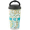 Teal Circles & Stripes Stainless Steel Travel Cup