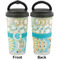 Teal Circles & Stripes Stainless Steel Travel Cup - Apvl