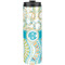 Teal Circles & Stripes Stainless Steel Tumbler 20 Oz - Front