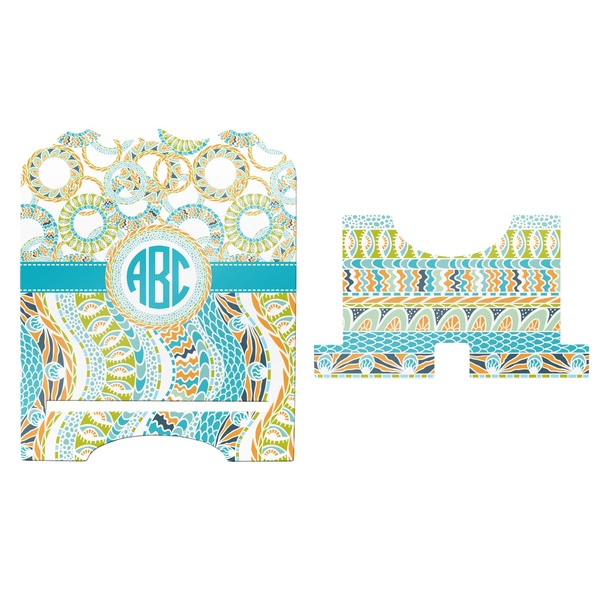 Teal Circles & Stripes Stylized Tablet Stand - Apvl