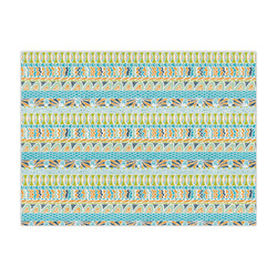 Teal Circles & Stripes Large Tissue Papers Sheets - Lightweight
