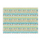 Teal Circles & Stripes Tissue Paper - Lightweight - Large - Front