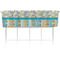 Teal Circles & Stripes Valance
