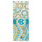 Teal Circles & Stripes Wine Gift Bag - Gloss - Front
