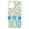 Teal Circles & Stripes iPhone 15 Pro Max Case - Back