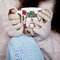 Sugar Skulls & Flowers 11oz Coffee Mug - LIFESTYLE