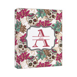 Sugar Skulls & Flowers Canvas Print (Personalized)