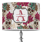 Sugar Skulls & Flowers Drum Lamp Shade (Personalized)