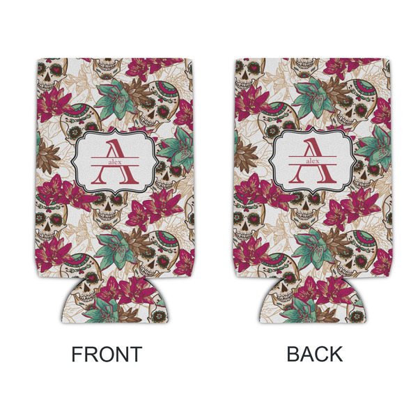 Sugar Skulls & Flowers 16oz Can Sleeve - APPROVAL