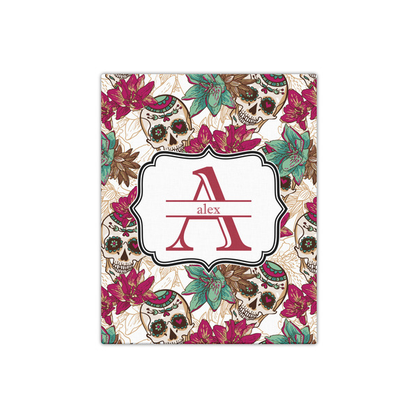 Sugar Skulls & Flowers 16x20 - Canvas Print - Front View