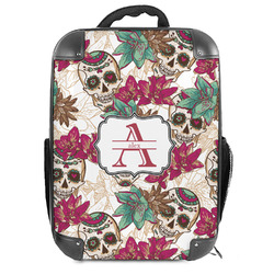 Sugar Skulls & Flowers Hard Shell Backpack (Personalized)