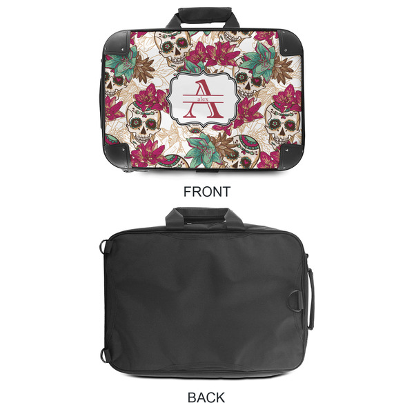 Sugar Skulls & Flowers 18" Laptop Briefcase - APPROVAL