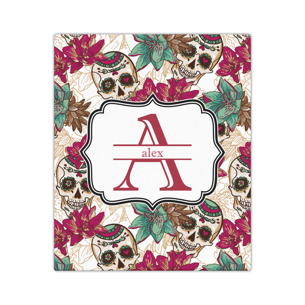 Sugar Skulls & Flowers 20x24 - Canvas Print - Front View