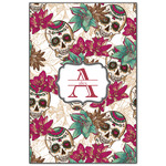 Sugar Skulls & Flowers Wood Print - 20x30 (Personalized)