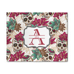 Sugar Skulls & Flowers 8' x 10' Patio Rug (Personalized)