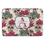 Sugar Skulls & Flowers Anti-Fatigue Kitchen Mat (Personalized)