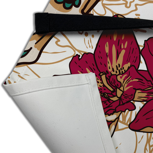 Sugar Skulls & Flowers Apron - (Detail)