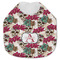 Sugar Skulls & Flowers Jersey Knit Baby Bib w/ Name and Initial